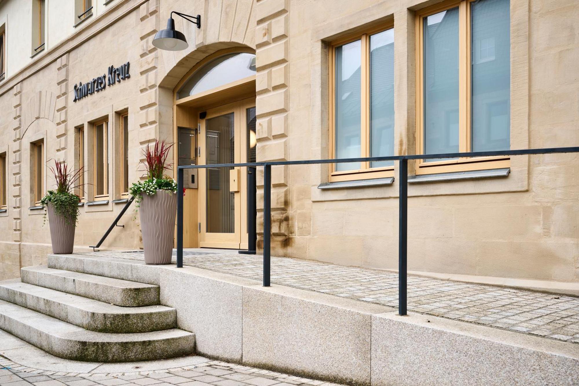 Schwarzes Kreuz Gasthaus Pension Teuschnitz Eksteriør bilde